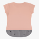 T-shirt love star ροζ