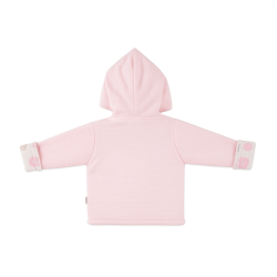 Βρεφική ζακέτα εξόδου pink happy bear Βρεφική ζακέτα εξόδου pink happy bear