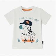 T-shirt skate λευκό