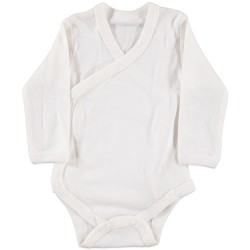 Unisex άσπρο βρεφικό κρουαζέ κορμάκι Unisex άσπρο βρεφικό κρουαζέ κορμάκι