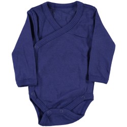 Unisex μπλε βρεφικό κρουαζέ κορμάκι Unisex μπλε βρεφικό κρουαζέ κορμάκι