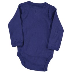 Unisex μπλε βρεφικό κρουαζέ κορμάκι Unisex μπλε βρεφικό κρουαζέ κορμάκι