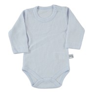 Unisex γαλάζιο βρεφικό κορμάκι