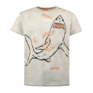 Πετροπλυμένη βαμβακερή μπλούζα καρχαρίας