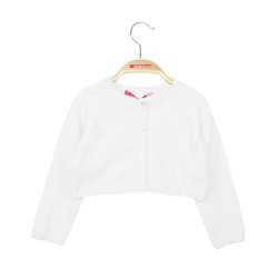 Μπολερό πλεκτό λευκό Μπολερό πλεκτό λευκό