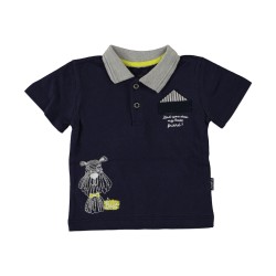 Βρεφική μπλούζα polo ναυτικό μπλε Βρεφική μπλούζα polo ναυτικό μπλε