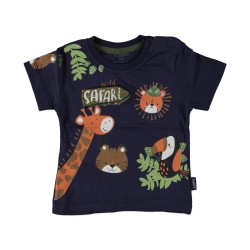 Βρεφική μπλούζα wild safari ναυτικό μπλε Βρεφική μπλούζα wild safari ναυτικό μπλε