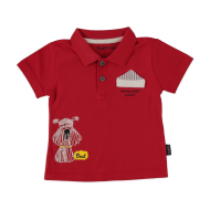 Βρεφική μπλούζα polo κόκκινη