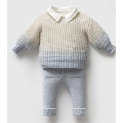 Βρεφικό σετ 3 Τεμαχίων Palette Γαλανό Βρεφικό σετ 3 Τεμαχίων Palette Γαλανό