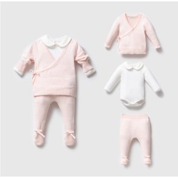 Κρουαζέ ροζ σετ 3 τεμαχίων Κρουαζέ ροζ σετ 3 τεμαχίων