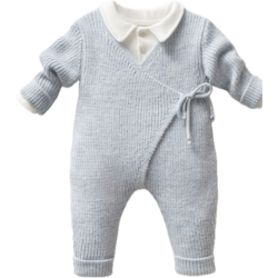 Βρεφικό Σετ 2 Τεμαχίων - Φορμάκι Κρουαζέ Γαλανό Βρεφικό Σετ 2 Τεμαχίων - Φορμάκι Κρουαζέ Γαλανό