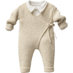 Βρεφικό Σετ 2 Τεμαχίων - Φορμάκι Κρουαζέ Μπεζ  Βρεφικό Σετ 2 Τεμαχίων - Φορμάκι Κρουαζέ Μπεζ
