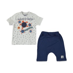 Βρεφικό σετ φόρμα harvest of the sea white Βρεφικό σετ φόρμα harvest of the sea white