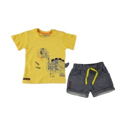 Βρεφικό σετ cool dino yellow Βρεφικό σετ cool dino yellow