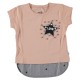 T-shirt love star ροζ