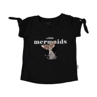 T-shirt μικρή γοργόνα μαύρο