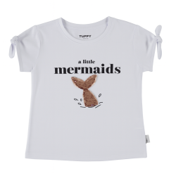 T-shirt μικρή γοργόνα λευκό T-shirt μικρή γοργόνα λευκό