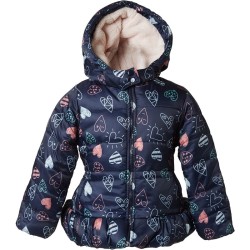 Παιδικό μπουφάν μπλε με καρδιές