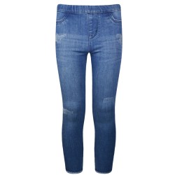 Παντελόνι jean ελαστικό με λάστιχο στη μέση