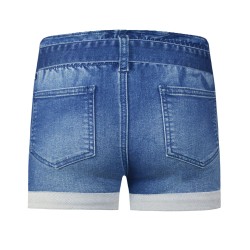 Σορτς jean με λάστιχο 