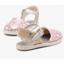 Μεταλλικές ροζ εσπαντρίγιες με εκτύπωση αστεριών που λάμπουν στο σκοτάδι Μεταλλικές ροζ εσπαντρίγιες με εκτύπωση αστεριών που λάμπουν στο σκοτάδι