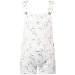 Σαλοπέτα ελαστική με φλοράλ μοτίβο και ρυθμιζόμενες τιράντες